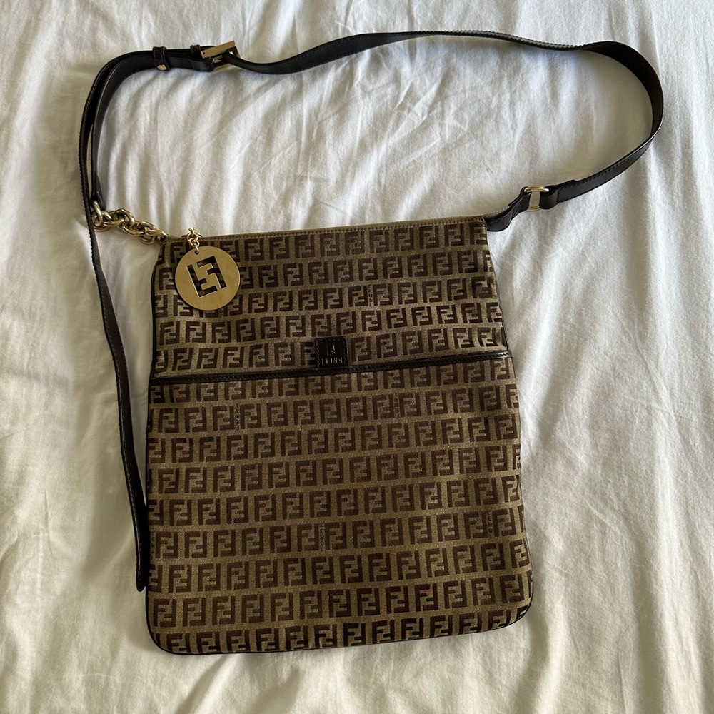 Authentic Classic Fendi Shoulder Bag